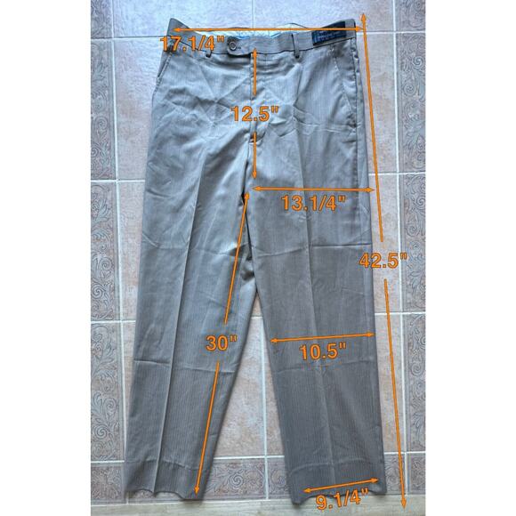 Henry Uomo Moda Italia 2 pc suit Men size 40L / 34W - Picture 4 of 15